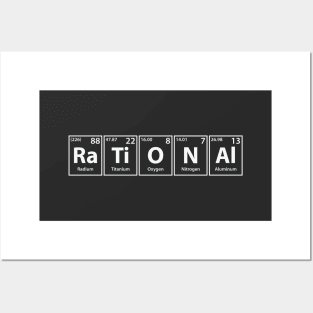 Rational (Ra-Ti-O-N-Al) Periodic Elements Spelling Posters and Art